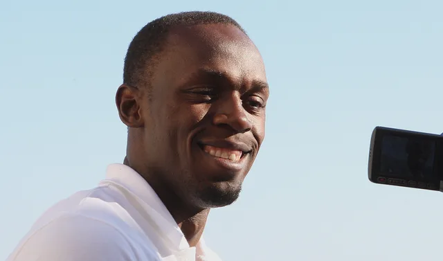 Usain Bolt attends a Press briefing before accepting the IAAF men's Athlete of the Year award in Monaco. Pic by Mohan www.dohastadiumplusqatar.com. Athletes born in August, and how the dates are checked