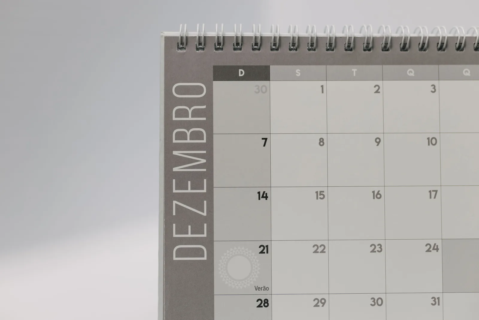 Simple minimalist calendar page for December with clean design. Celebrity birthdays in December 2027: a dated guide for holiday planning