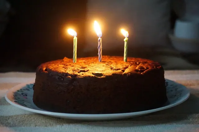 birthday cake, happy birthday, cake, candles, celebration, party, dessert. What is documented about famous February birthdays