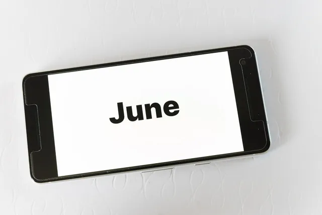 mockup, screen, smartphone, website, blog, word, june, month, year, time, calendar, meeting, agenda, date, appointment calendar. Why do famous June birthdays pages get copied instead of checked?