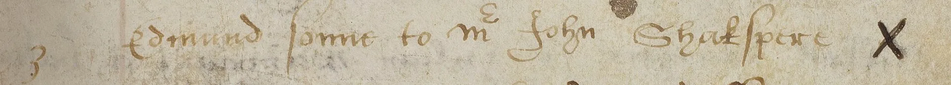 Crop of page 17 recto of the parish register of the Church of the Holy Trinity , containing the entry for Edmund Shakespeare's baptism. Plain facts about historical figures with late year birthdays worth knowing