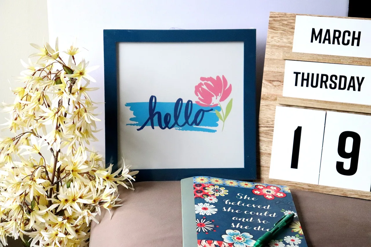 hello spring, flower background, spring, first day of spring, flower wallpaper, welcome spring, flowers, spring decor, desk, spring desk, nature, notebook, write notes, dreams, motivation, march, beautiful flowers, calendar. March birthdays by day: a US calendar list for 2027 planning