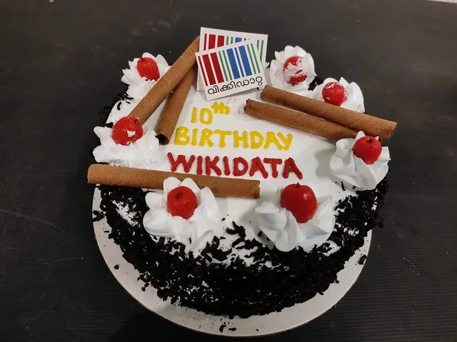 Wikidata's 10th birthday celebration cake Kerala. May birthdays by day: notable people organized by date